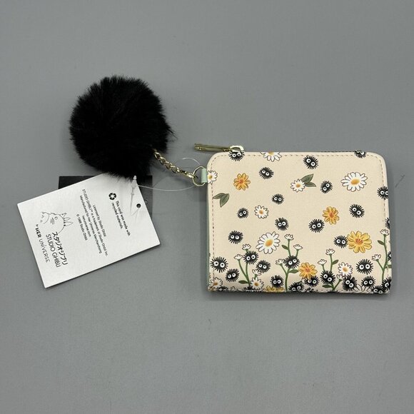 Studio Ghibli My Neighbor Totoro Soot Sprites Flower Mini Wallet Her Universe - Picture 2 of 9